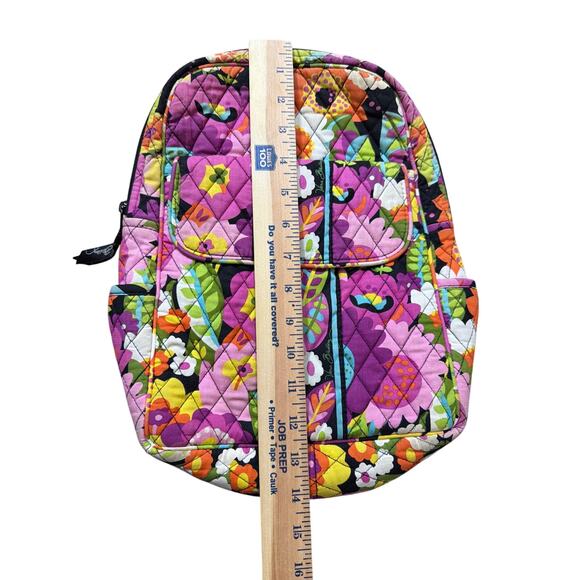 Vera Bradley Small Backpack Purse Va Va Bloom Floral Retired Pattern Flowers - Picture 4 of 5